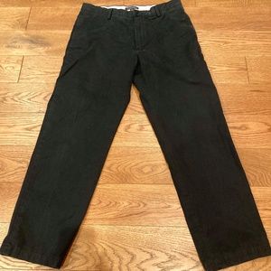 Banana Republic Men's Gavin Black Chino Pants - Straight Fit - 33x30